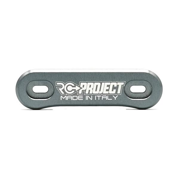 RC-Project One Piece Wing Button in Ergal 7075 T6 Grey